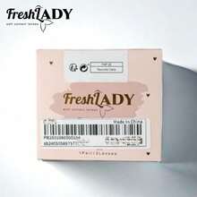 FRESH LADY 1副FreshLady 14.5mm年抛型柔软透气圆形隐形眼镜，适合日常佩戴和化妆 - 棕色 - 查看 7
