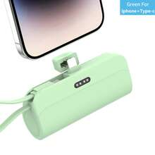 YLYP بنك طاقة محمول فائق الصغر بسعة 5000mAh متوافق مع آيفون 14/14Pro/13/12/11/X/8/7/6 Plus وهواتف أندرويد جالاكسي شاحن لاسلكي للسفر - متعدد الألوان - مشاهدة 13