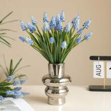 Artificial Grape Hyacinth Stem, Fake Calla Lily Flowers For Wedding Bouquets And Home Decor - Multicolor - View 3