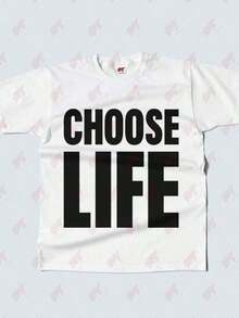 Choose Life Wham Retro 80s T-Shirt - Negro - Ver 2