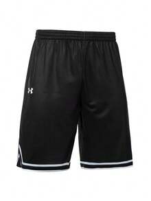 Under Armour 2026 夏季新款男女通用篮球训练运动健身透气短裤 - 黑色 - 查看 1