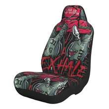 紫色玫瑰和佛像手珠印花通用汽车座椅套 - 紫玫瑰佛手珠 - 查看 11