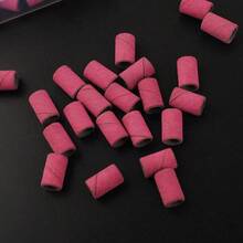 75 片/盒 砂磨带，配 1 个金属轴，指甲钻头套装，用于去除指甲油、凝胶、死皮和老茧，砂磨带切割器 - 彩色 - 查看 4