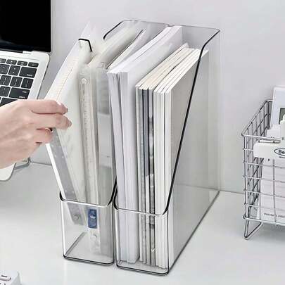 1 pieza/2 piezas de material PET, que mejora la resistencia estructural y hace que el diseño general sea talla grande refinado y duradero. La cara vertical adopta un diseño de apertura arqueado para facilitar la extracción de artículos.