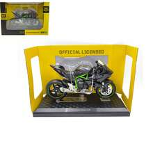 C C A 1:12 YZF-R1, Suzuki GSX-R1000, Kawasaki R Motorcycle Alloy Model, Boys & Girls Toy, Upright Standing, Rear Wheel Suspension, Rotatable Handlebars, With Display Base, Collectible & Playable, Holiday Gift - Multicolor - View 15