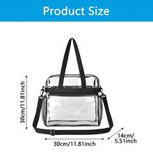 Ladies' Handbags, Beauty Bags, Briefcases, Daily Necessities Storage Bags, Tote Bags For Women, Shoulder Bag, Cartera, Elegant Women's Handbag - 黑色 - 查看 3