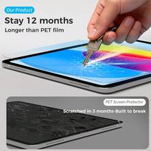 ZYONS Bộ 2 miếng dán màn hình cường lực HD cho máy tính bảng, tương thích với iPad 11 (2025) A16/Apple thế hệ thứ 11/11 inch (A16), hỗ trợ FaceID và Apple Pencil, chống trầy xước, độ nét cao, chống bám vân tay, dễ dàng lắp đặt, chống nổ, không bọt khí, tương thích với iPad Air 11/Pro/1/2/3/4/5/6/7/8/9/10/11 Gen/7.9/8/9.7/10.2/10.5/10.9/11 Inch/12.9/13/2016/2017/2018/2019/2020/2021/2022/2023/2024/2025/M2/M3/M4 - Trong sáng - Xem 5