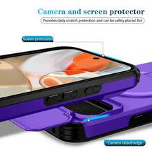 1 ốp lưng điện thoại cơ khí có chân đế ẩn và bảo vệ camera, phù hợp với Pixel 8, A, 9 PRO, 10 PROXL - Màu tím - Xem 4