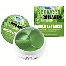 Xioimy 60片海藻胶原蛋白眼膜，高保湿，令眼周肌肤娇嫩、水润、亮泽，深层滋养，紧致眼周肌肤，适合所有肤质，眼膜，眼部护理 - 數量 - 查看 11