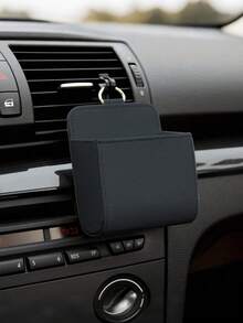 1pc Multifunctional Car Air Vent Storage Box With Small Installation Bracket - Durable And Stylish Design, Ample Space To Store Various Accessories, Ideal For Keeping Small Items In The Car, Also Can Be Used As A Phone Holder To Enhance Driving And Travel Experience - Multicolor - View 15