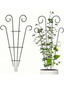 1 cái giá đỡ cây leo, giá đỡ cây trồng trong chậu, giá đỡ cây leo và giá đỡ cây xếp chồng, giá đỡ hoa chậu, giá đỡ hoa lan, hoa hồng, giá đỡ cây nhân tạo bằng nhựa. - Nhiều mẫu - Xem 1