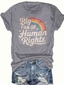 Women's T-Shirt Fitted Tops Print Y2K Crew Neck Tee-Plus Size - Women'S Red T-Shirt - Reading Rainbow Graphic Tee With Book Design - Casual Everyday Shirt For Teachers, Book Lovers - Valentine'S Day & Back To Outfits - Soft Everyday Top, Teacher Apparel, Playful Design, Comfortable Fit-Summer Festival Fashion,  Adult Heavyweight T-Shirt - 灰色-2 - 查看 17