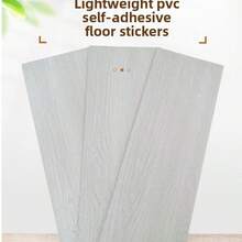 10PCS Waterproof Vinyl Wood Grain Floor Sticker, Peel And Stick PVC Flooring Tile Decal For Kitchen Bathroom Living Room Renovation Decor, 15.X45cm - A - View 14