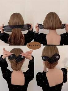 2个装女孩魔术扭结发夹，适合日常使用 - 彩色 - 查看 2