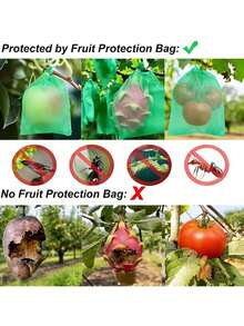 Reusable Fruit Protection Bags, Plant Shading Covers And Anti-Bird Anti-Insect Nets - Suitable For Gardening Crops Such As Tomatoes, Grapes And Apples. These Reusable Protection Bags - Multicolor - View 5