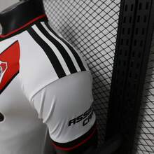 2026 River Plate Classic Red & White Diagonal Stripe Soccer Jersey, Unisex  Sponsor Football Top, Couple Matching Streetwear, Ideal Gym & Sports Gifts - mặc định - Xem 3