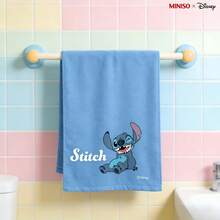 MINISO X Disney Stitch Grinning Soft Bath Towel, Cute  Cartoon Design, Absorbent Cotton Towel For Bathroom, Beach, Pool - Nhiều màu - Xem 2