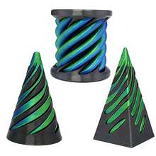 1pc 3D Printed Rotating Stress Relief Toy - Multicolor - View 2