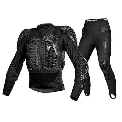 1 Motorcycle Armor Anti Fall And Anti-Collision Off-Road Riding Protective Gear Rider Elbow Protection Off-Road Riding Protective Armor Men's And Women's Outdoor Sports Equipment Rider Essential Rider Gift