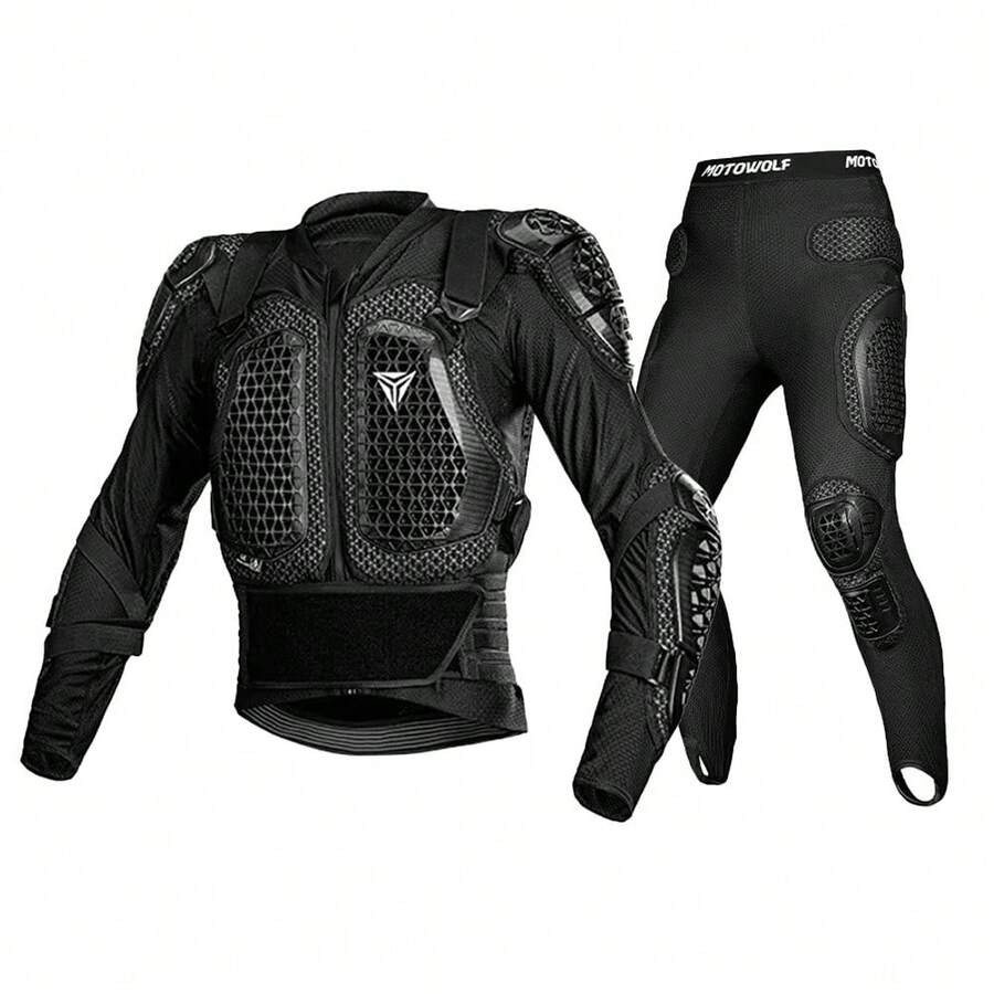 1 Motorcycle Armor Anti Fall And Anti-Collision Off-Road Riding Protective Gear Rider Elbow Protection Off-Road Riding Protective Armor Men's And Women's Outdoor Sports Equipment Rider Essential Rider Gift