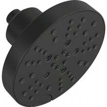 Delta Faucet 52668-bl h2okinetic 5-setting Raincan Alcachofa de ducha color negro mate - Mate negro - Ver 1