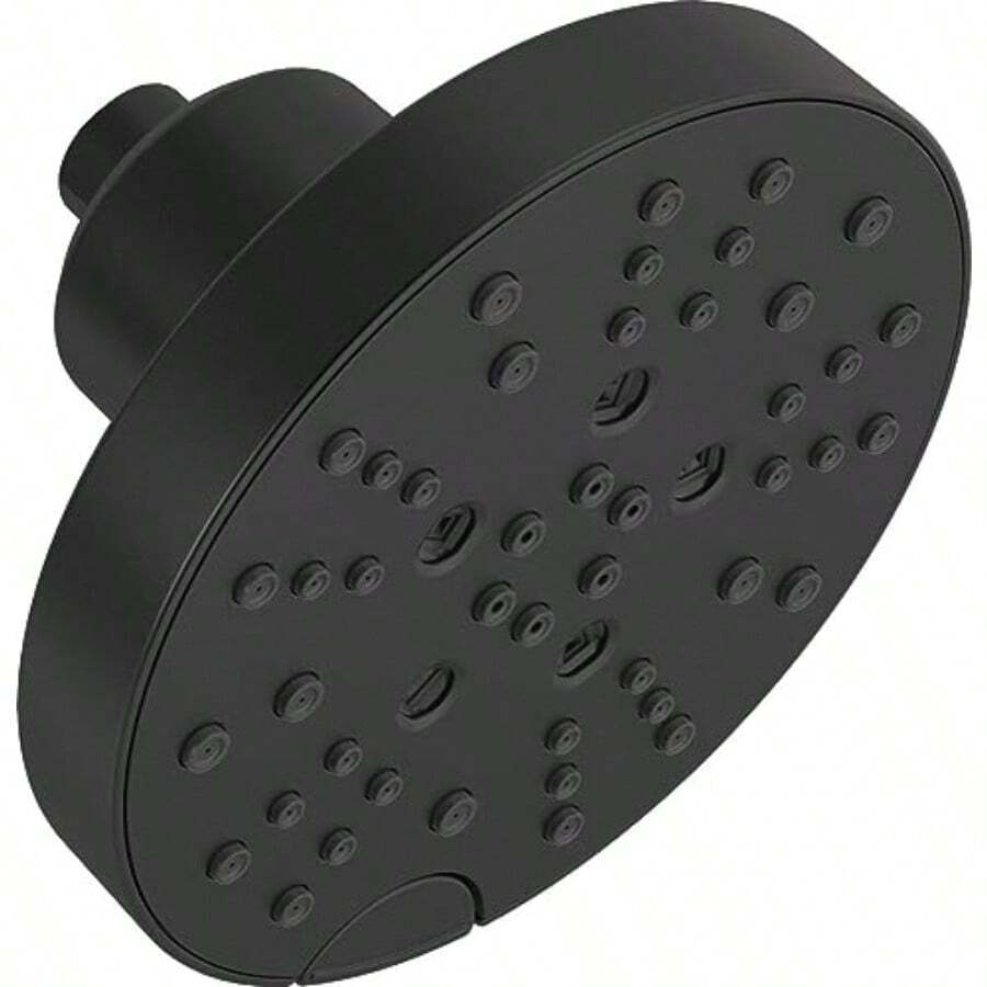 Delta Faucet 52668-bl h2okinetic 5-setting Raincan Alcachofa de ducha color negro mate - Mate negro - Ver 1