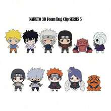 1 chiếc móc khóa hình nhân vật 3D Naruto chính hãng Viz Media (Naruto, Sasuke, Kakashi), quà tặng sưu tầm nhân vật anime, trang trí cho ba lô. - Nhiều màu - Xem 5