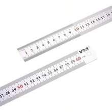 1m/39,4 pulg. Regla de acero inoxidable, gruesa y durable, escala métrica e imperial de alta precisión, resistente a la oxidación, portátil, diseño elegante - regla, regla de acero - Ver 9