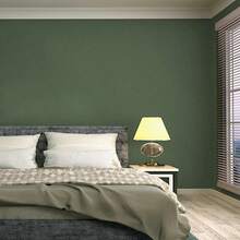 1卷绿色自粘墙纸，乙烯基材质，可撕贴，防水防潮，易于裁剪和安装，适用于客厅、卧室、厨房、家居装饰、橱柜、桌子、梳妆台、衣柜抽屉等家具翻新 - 可移除墙纸 - 純色 - 查看 8