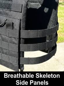 Sports Vest With Padded Shoulder Paddings MOLLE System Lightweight Training Vest For Men Women For Outdoor Hunting Weighted Fitness Training Workout Gear Outdoor Sports Accessories Equipment - Multicolor - View 5
