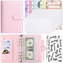 A6 Budget Notebook, Family Accounting Book, Wallet Envelope, Financial Planning Passbook, Cash Filling Starter Kit - A6 - View 3