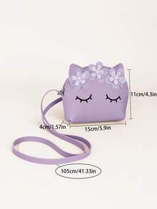 1个儿童斜挎包，可爱卡通时尚小包，男女童通用，可作零钱包 - 斜背包 - 查看 6