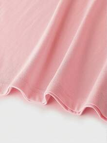 但首先……女士夏季上衣、女士度假装、女士T恤、女士夏季套装、女士沙滩装、女士休闲衬衫、女士休闲圆领短袖T恤 - 淺粉色 - 查看 4