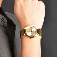 Casio 卡西欧男士奢华全金腕表，不锈钢表带，日常防水石英腕表 MMTP-1170N-9A - 均碼 - 查看 5