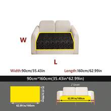 1件装雪尼尔四季通用宠物防滑沙发垫，适用于家庭客厅、卧室、办公室沙发，可机洗 - 多色 - 查看 40