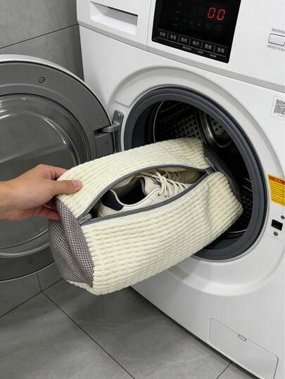 Durable Washing Machine Shoe Bag, Suitable For Various Shoes - With Zipper Closure And Soft Protective Lining, Perfect For Sneakers And Everyday Shoes, Laundry Bag, Ideal Mother's Day Gift, Laundry Bag