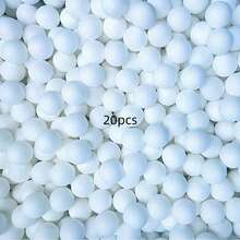 5/10/20/50pcs 40mm Matte Yellow & White Durable PP Material Ping Pong Balls, Rust-Resistant For Adult Practice And Recreation - Multicolor - View 3