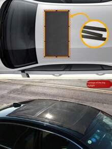 Car Sunshade Mosquito Net Magnetic Car Window Screen Sun Shade UV Protection Anti-Mosquito Mesh Curtain For Auto - A - View 9