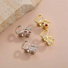 3件套时尚个性嘻哈风格牙套，镂空铜合金氧化锆牙套，男女皆宜的酷炫礼物 - 彩色 - 查看 6