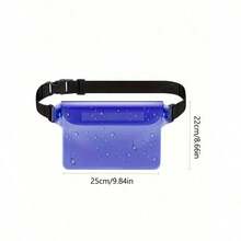 1pc Waterproof Waist Bag, Large Capacity Waterproof Phone Pouch, Summer Outdoor Sports Waterproof Bag, Triple Sealed Waterproof Waist Pack, Outdoor Sports Beach Phone Protective Case, Swimming Diving Protective Cover, Back To School Essential, Waterproof Bag, Beach Bag, Beach Accessories, Suitable For Boating, Swimming, Snorkeling, Kayaking, Beach, Water Park, Can Be Used As Phone Case And Wallet, Suitable For Vacation, Pool Activities - Multicolor - View 11