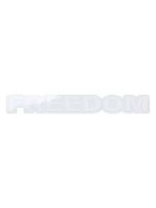 1片装时尚FREEDOM汽车后视镜反光贴纸，适用于任何车型 - A - 查看 3