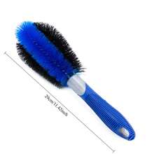 1pc Car Tire Cleaning Brush, Car Tire Detail Dust Cleaning Brush, Car Cleaning Tool - A - View 3
