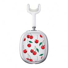 1pc Butterfly & Cherry Blossom Printed Transparent Soft TPU Protective Case Compatible With Apple Max Headphones - Multicolor - View 18