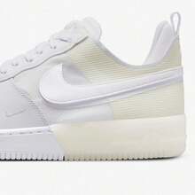 Nike Air Force 1 React 低筒 板鞋 男女同款 米白色 - 米白色 - 查看 6