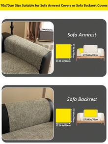 1 chiếc đệm sofa dệt bằng sợi chenille chuyển màu, chống trầy xước do thú cưng, dùng được cả bốn mùa, có thể giặt máy, đa năng, kiểu dáng hiện đại, bảo vệ cho sofa 1-4 chỗ ngồi. - nhiều màu - Xem 40