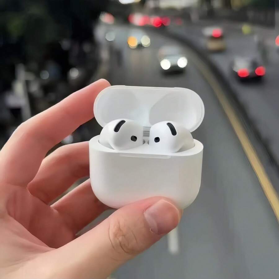 New Apple Air4 Wireless Earphone, Small And Portable, In-Ear Wireless Earphone Mini Earbuds With Charging Case Holiday Gift Recommendation For Air Bluetooth Earphone Pods - 空氣4 - 查看 1