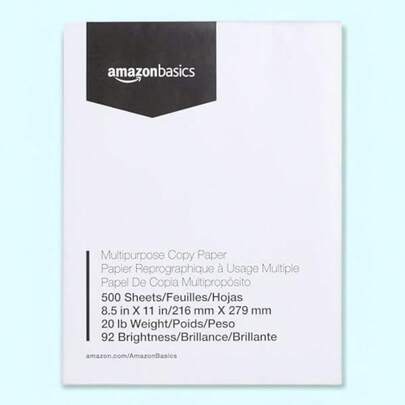 Mipurpose Copy Priner Per 8.5 X 11 Inch 20 Lb 92 Bri E 1 Ream 500 Shees Jam-Free