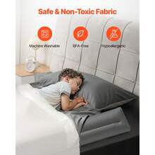 Rausfallschutz Bett 1323x690x160 mm, aufblasbares Bettschutzgitter mit Sicherheitsklappe, TPU-Bettkantenschutz Kinderbett für Einzel-, Doppel- & Queen-King-Betten, leicht & tragbar - 2 Stück, 132 cm (52 Zoll) - Übersicht 5
