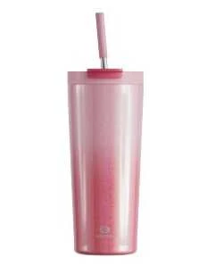 Bình giữ nhiệt 24 oz có nắp và ống hút, cốc cà phê du lịch chống rò rỉ 100%, bình cà phê bằng thép không gỉ, giữ lạnh trong 24 giờ hoặc giữ nóng trong 8 giờ, vừa với giá đỡ cốc trên ô tô.