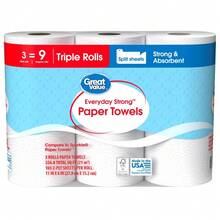 Triple Roll Paper Towels Everyday Strong Absorption - 1 - View 3
